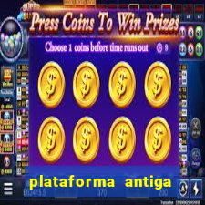 plataforma antiga de jogos